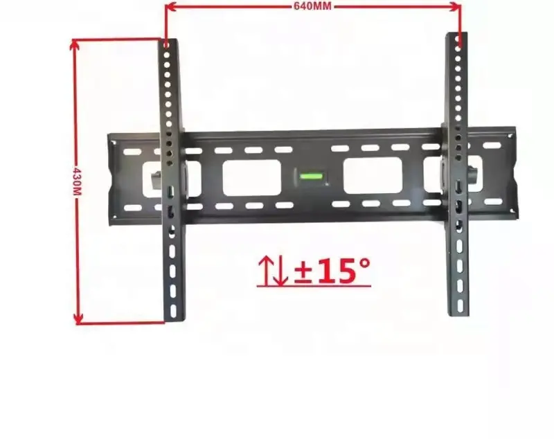 Универсальный кронштейн для настенного крепления телевизора с фиксированным ЖК-дисплеем и наклонным поворотным механизмом для 14-42 дюймов 26-63 дюйма 32-80 дюймов