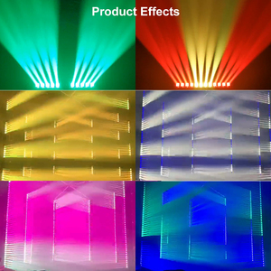 ไฟ LED ส่องหัวแบบ4 in 1, อุปกรณ์ให้แสงสว่างสำหรับคอนเสิร์ตเวที12ชิ้นลำแสง40W RGBW - Product Image 3