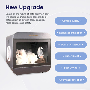 MICITECH hayvan sağlık veteriner kliniği hastane ekipmanları Pet akıllı oksijen odası köpek kulübesi Pet kafesleri - Product Image 3