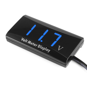 Araç monte çok fonksiyonlu dijital ekran voltmetre gerilim metre otomobil ve motosiklet için - Product Image 3