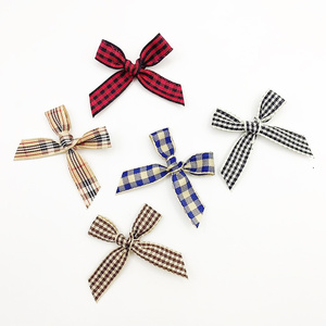 Solid Colors or <strong>Custom</strong> Logo Printed Adjustable Pre-tied Satin Ribbon <strong>Bow</strong> With <strong>Elastic</strong> <strong>Loop</strong> for Gift Box - Product Image 4