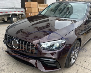 W212 Mercedes Benz W 2009 2023 modifikasyonu için E63 AMG W213 Lci ön ve arka tampon vücut kitleri yükseltme