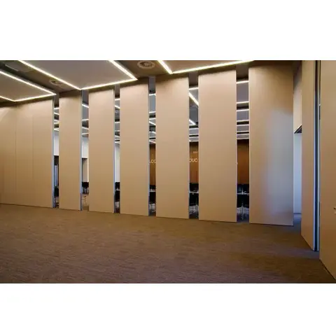 접이식 룸 파티션 및 칸막이 내부 슬라이딩 접이식 벽 파티션 음향 이동식 벽 패널 사용자 정의