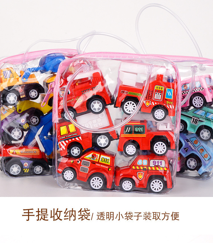 Huili fire truck set-1 bag of 6