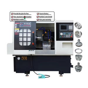 CNC旋盤産業用精密安定自動中国製水平CNCチューリングマシンKTS-46 - Product Image 1