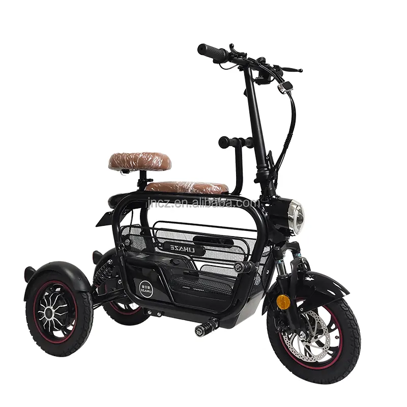 Vélo électrique 3 roues pour adultes, Mini Scooter trois roues pour adultes, Tricycle électrique bon marché