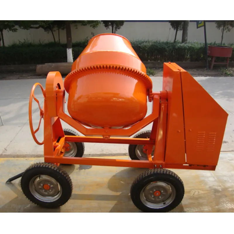 260L/350L/400L Máquina De Mistura Concreta/Planta De Lote De Concreto/pequeno Misturador Concreto para Venda 50 Motor Elétrico Cimento Mixer