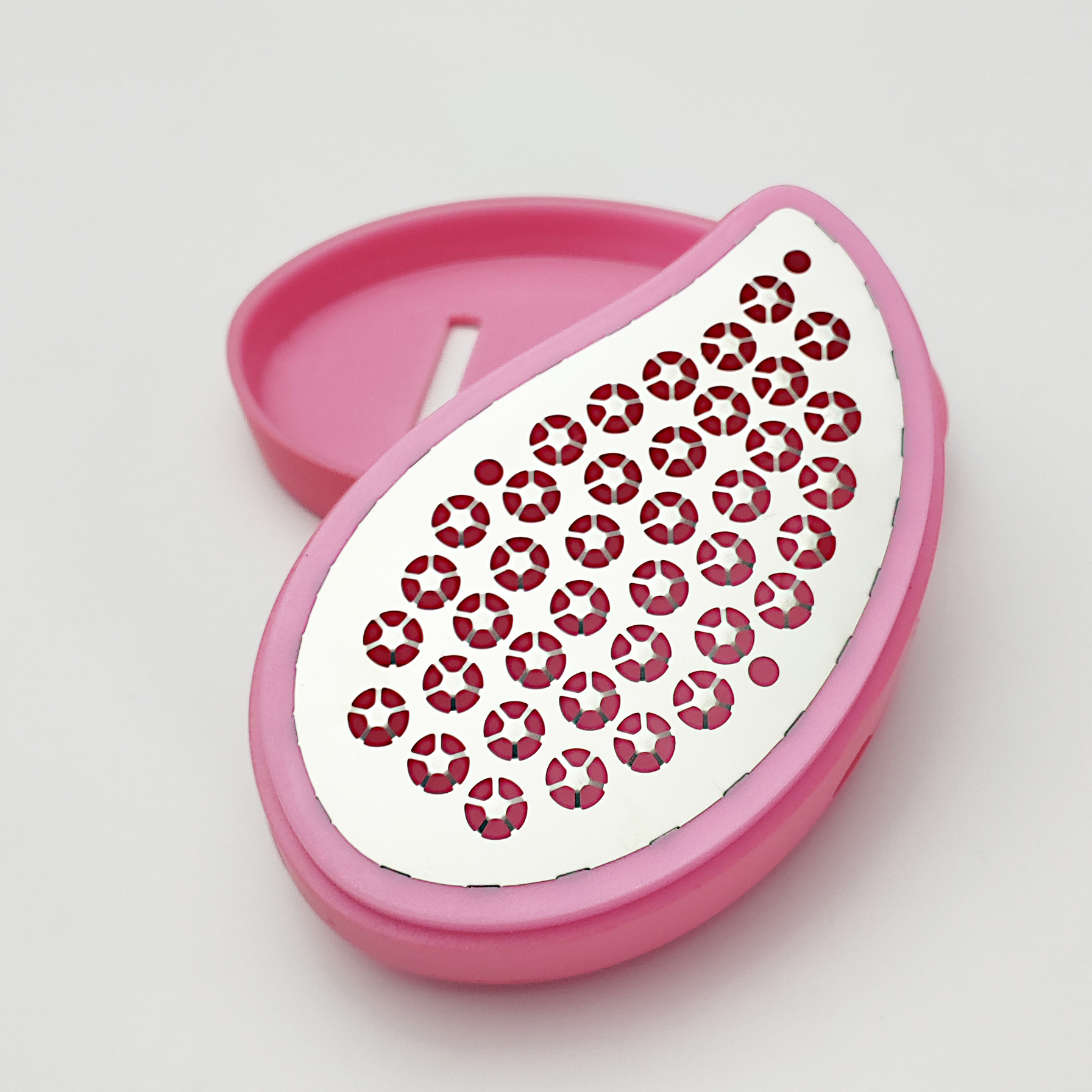 Gota de agua rosa