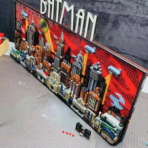 MOC 4210PCSアニメシリーズゴッサムシティスカイラインビルディングブロックモデル76271 M7976ディスプレイアセンブリ少年ギフト用レンガおもちゃ - Product Image 6