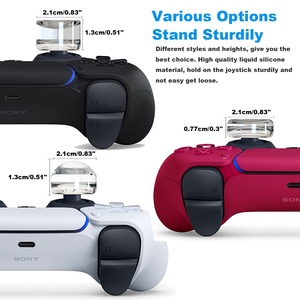 HOXC Joystick kavrama için Ps5 Ps4 denetleyici, sıvı silikon başparmak sapları kapak Analog sopa Xbox 360, xbox One denetleyici - Product Image 3
