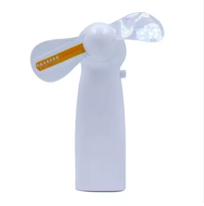 YD0504 Led mensaje personalizado Mini ventilador de mano eléctrico Led Light Up ventilador programable Led intermitente mensaje Mini ventilador