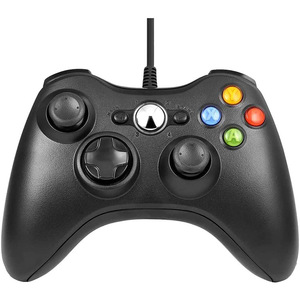 有线控制器，适用于360/360 Silm的Xbox 360游戏控制器，具有与PS3/Android和PC Windows兼容的双振动 - Product Image 1