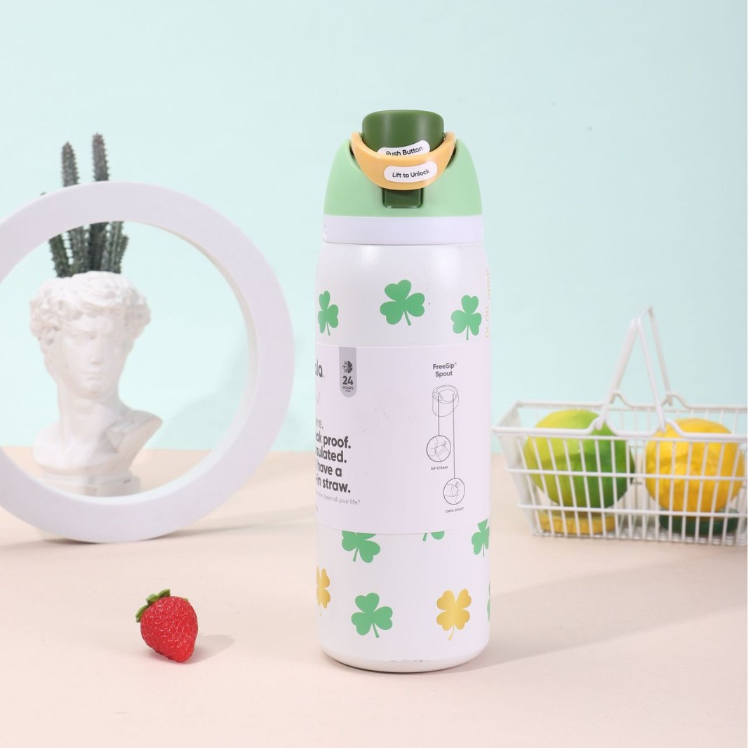 White Four-Leaf Clover