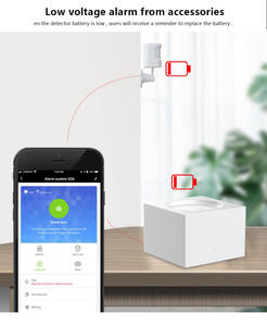 Sistemas de sensor de movimiento de alarma de seguridad de desbloqueo de despliegue remoto de teléfono Tuya para hogares y oficinas - Product Image 6