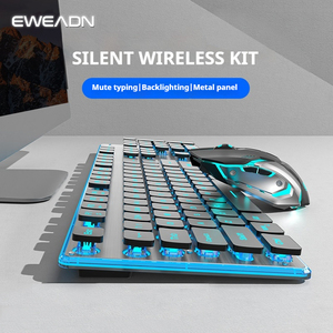2024 Atacado EWEADN X7S Estética RGB Backlit Gaming Teclado Mecânico Sem Fio 104 Interface USB Teclas De Máquina De Escrever