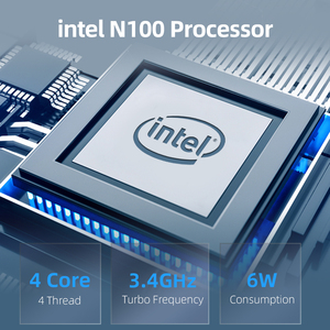 HelorPC Intel N100 безвентиляторный мини-ПК Dual RJ45 LAN 2 RS232 RS485 COM промышленный микрокомпьютер - Product Image 5