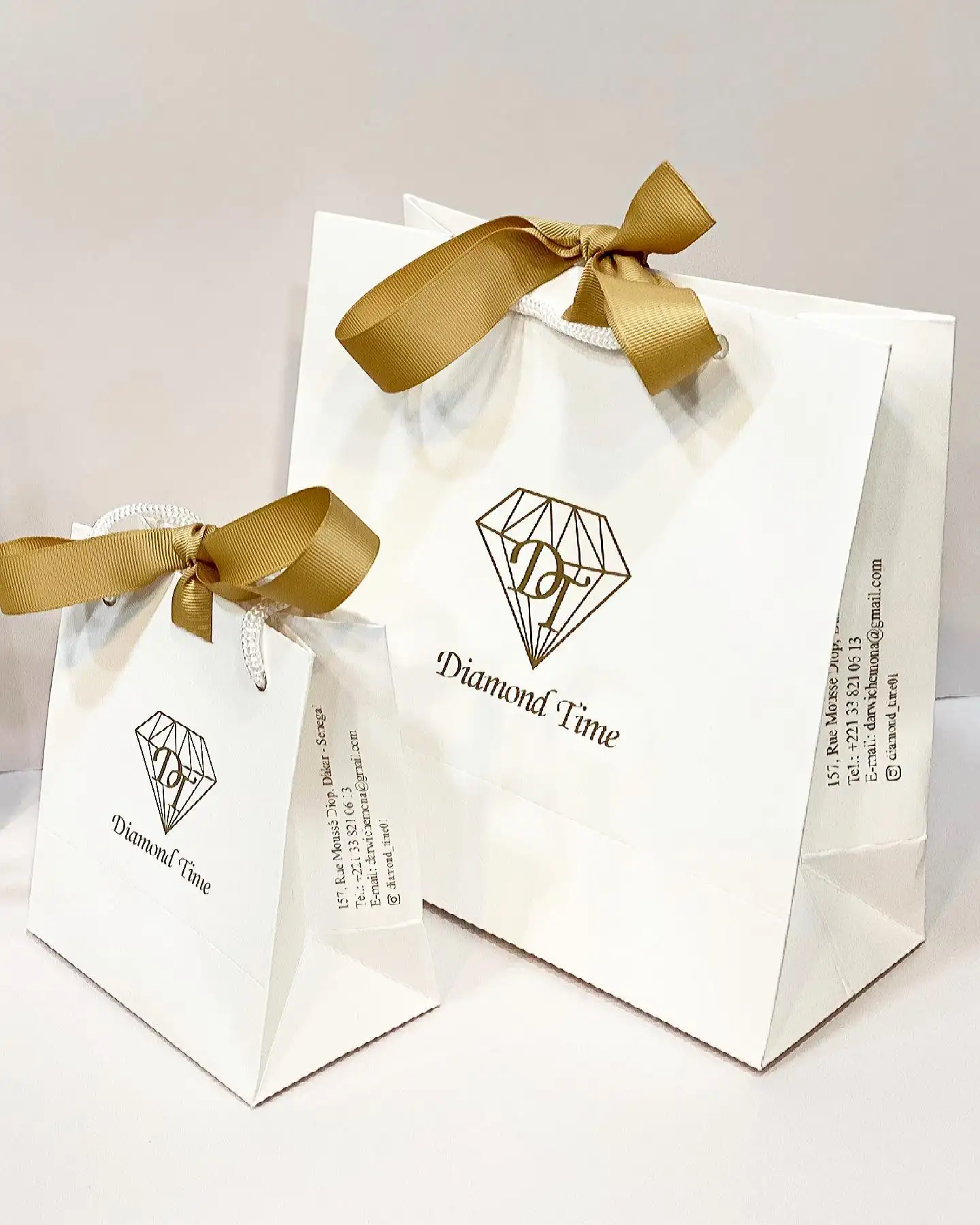 कंगन रिबन संभालती आभूषण गहने बुटीक लक्जरी शादी का तोहफा शॉपिंग कस्टम अपने खुद के लोगो के साथ मुद्रित कागज बैग