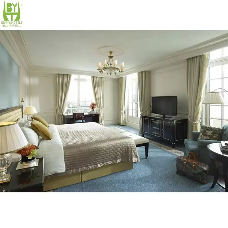 Comfort Inn Hotel Guest Room Furniture Sets Modern Design Luxury King Size Hotel Bedroom Sets