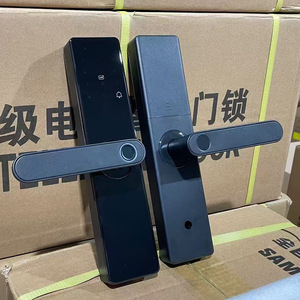 Cerradura inteligente con huella dactilar y pantalla táctil-WiFi Tuya/TTLock APP Control Código de teclado digital para seguridad en el hogar - Product Image 4