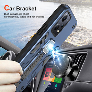 Phone Pouch Case for Tecno Camon 20/30/15/20 Pro/Spark 4/9T/7/10 Combo TPU+PC Shockproof Lens Protection Portable Bracket <strong>Cover</strong> - Product Image 6
