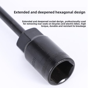 Lục giác hình chữ T Metric crôm-hoàn Thành thép duy nhất kết thúc Ổ cắm cờ lê OEM Non-Slip mịn hàm không phát ra tia lửa 30mm Đầu bù đắp - Product Image 3