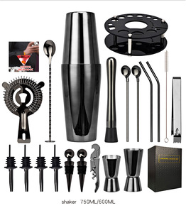 Özel 22-Piece amerikan paslanmaz çelik kokteyl Bar seti tam Set araçları dahil Jigger Bar kullanımı için özel Logo - Product Image 1