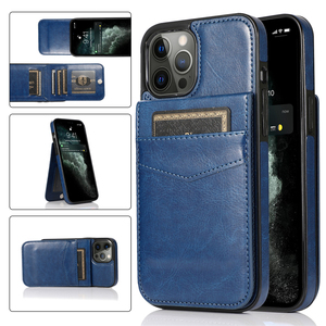 Laudtec翻盖皮革外壳，适用于iPhone 14 Pro Max 13 12迷你11 X XR XS 7 8 Plus钱包外壳，带信用卡支架 - Product Image 2
