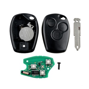 กุญแจรีโมทรถยนต์แบบไร้กุญแจ433MHz,ปุ่ม3ปุ่มสำหรับ Renault Megane Modus Clio Logan Kangoo Sandero Duster - Product Image 6