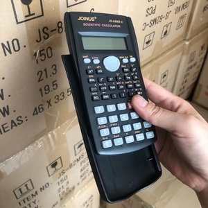 Цифровой статистический тригонометрический калькулятор Zhongcheng 82Ms-C на солнечных батареях, черный для использования на экзаменах для студентов - Product Image 3