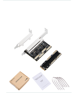 Industrial 4 puertos M.2 a Ethernet PCIe tarjeta de red Realtek8111H Chip 10/100/1000Mbps adaptador de servidor con disipador de calor OEM/ODM