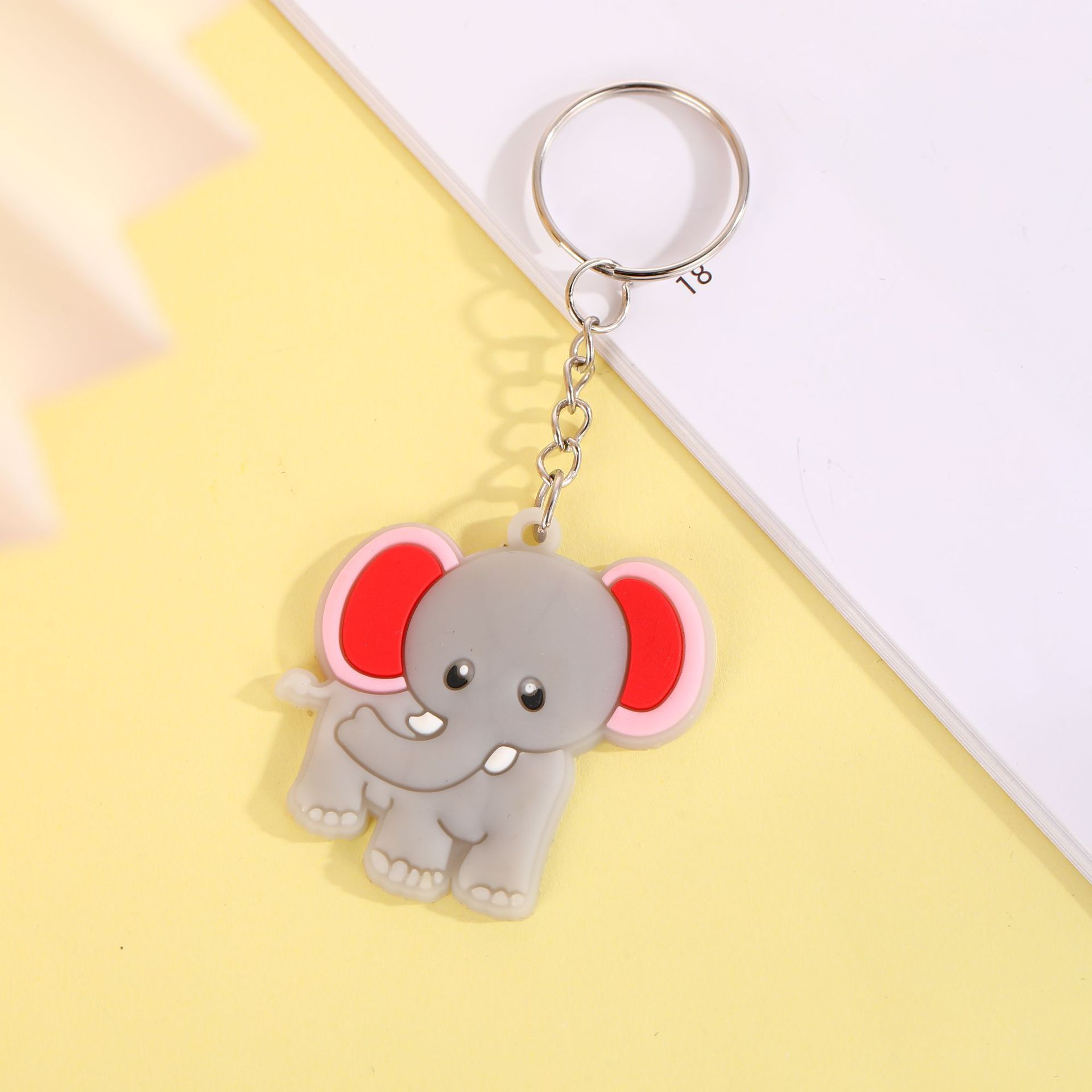 Little elephant with red ears