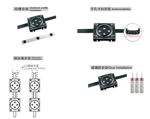 Hot Selling 0,96 W RGBW Pixel LED Dot String Fassaden modul Quadratisches DMX RGB Punkt licht für Fassaden - Product Image 5
