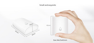 Sensor de agua inteligente eWelink Zigbee para detector de fugas de agua de inundación, aplicación de monitoreo remoto, soporte para asistente doméstico, puerta de enlace Zigbee - Product Image 6