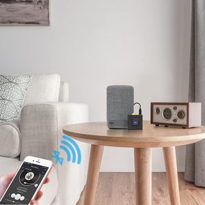 1Mii <strong>Bluetooth</strong> 5.0 <strong>Audio</strong> Receiver 3.5mm AUX &amp; RCA Out Blue Tooth Adapter 12H Stereo Music Receiver for Speaker, PC, Smartphone - Product Image 5