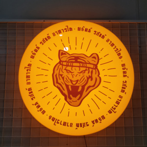 Ngoài trời 3D Acrylic LED Đăng tùy chỉnh vòng xoay hộp đèn quảng cáo 12V tiêu thụ điện năng trong nhà treo cài đặt - Product Image 6