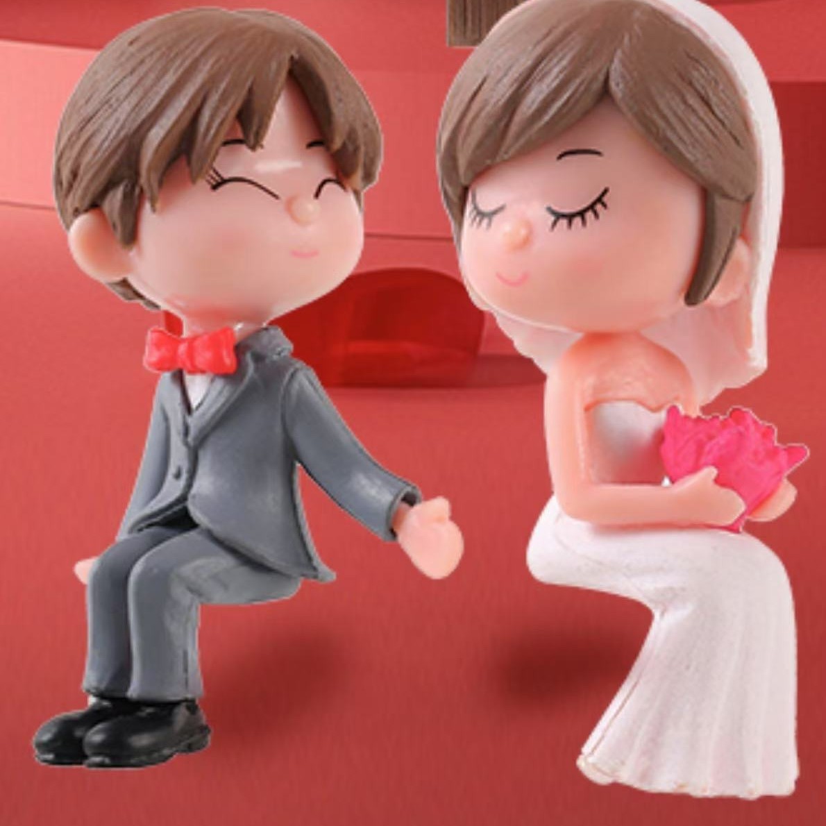 A couple without a stool.