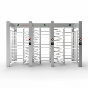 Zweispuriges RFID-Karten zugriffs kontroll system mit voller Höhe Drehs perre Drehkreuze Verbesserte Sicherheit Rollstuhl benutzer Menschen - Product Image 3