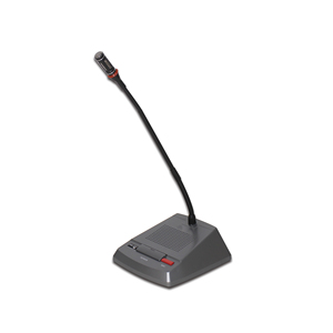 Window <strong>Intercom</strong> <strong>System</strong> for Bank or Window Public Address <strong>Audio</strong> Set With Desktop Microphone &amp; in Wall Speaker - Product Image 1