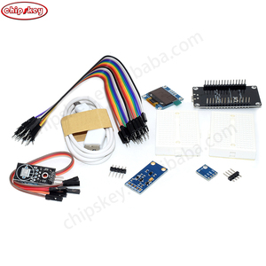 # CKX9476 ESP8266 Wetterstations-Kit mit DHT11-Temperatur Luft feuchtigkeit BMP180 0,96 "OLED IIC Yellow Blue Display für Arduinos