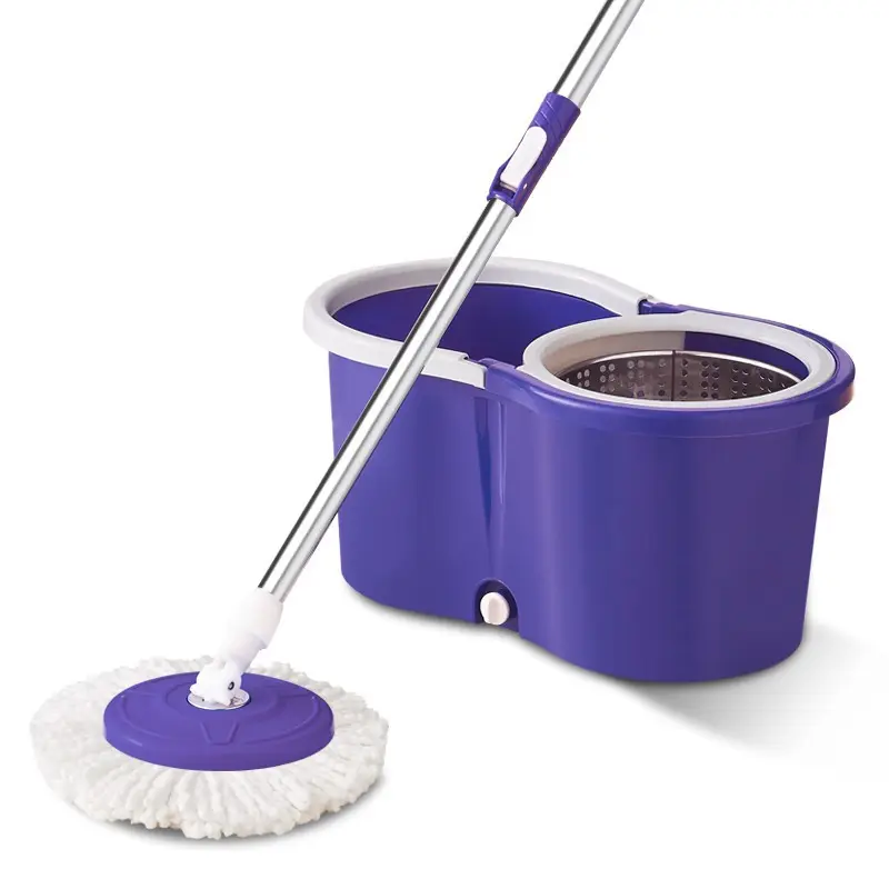 Viola due in uno bagnato asciutto mop pulizia del pavimento regalo della mamma cucina polvere strumento pulito mop mano libera salva acqua mop