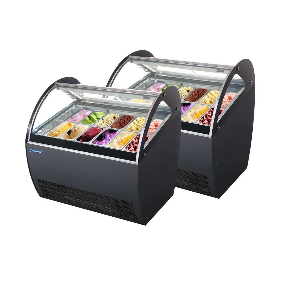 Belnor/Kohinur iç dondurma vitrin ticari buzdolabı dondurma sayacı buzdolapları