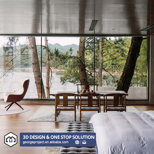 Proyecto de hotel australiano Servicio de diseño de interiores de lujo con muebles Servicio de Diseño de Interiores Renderizado 3D Solución integral - Product Image 1