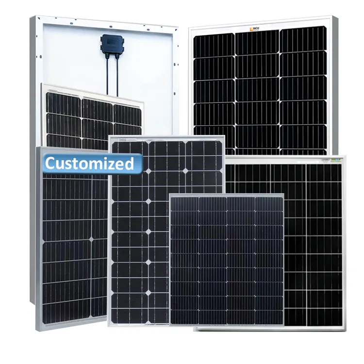 Campeggio mini pannello solare di piccole dimensioni pannello solare mono prezzo 12v 24v 100W 150W 160W 180W 200W 250W