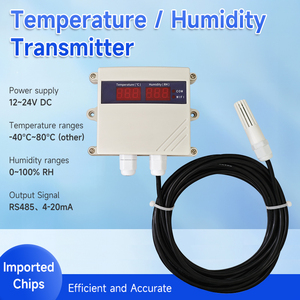 Transmisor de temperatura de humedad inalámbrico RS485 Sensor Pantalla LCD digital Monitor de montaje en pared Uso industrial OEM ODM - Product Image 3