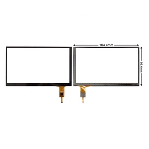 Personalizzato 4 5 6 Pin SPI I2C pannello tattile industriale resistivo schermo LCD di vetro formato personalizzato Touch Screen capacitivo