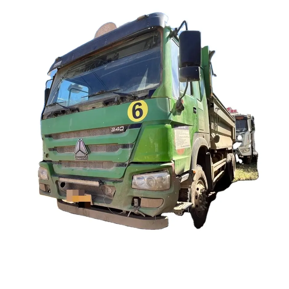 Haute qualité homme HOWO 6*4 LHD RHD utilisé camion à benne basculante 30T poids brut du véhicule carburant Diesel Transmission manuelle direction gauche