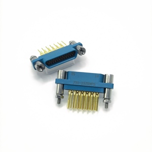 MIL-DTL-83513プラスチックシェルMicro-D J30シリーズ25コアストレート挿入PCB J30-25ZKN長方形ソケットコネクタ - Product Image 1