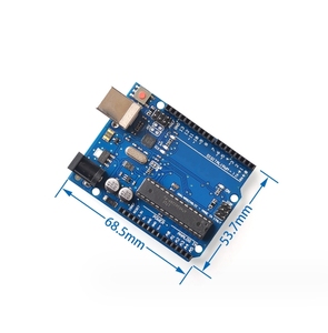 La Placa de desarrollo UNO R3 es compatible con el módulo microcontrolador ATmega328P de control Arduino