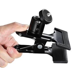 Multi-Function Camera Clip 1/<strong>4</strong>&quot; Threaded Clamp Holder <strong>Mount</strong> with 360 Swivel Photography Ball-Head Screw for Camera Flash - Product Image 6