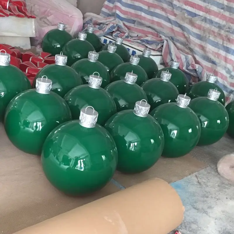 Enfeite de bola de Natal em fibra de vidro Dia55cm para exterior ou interior